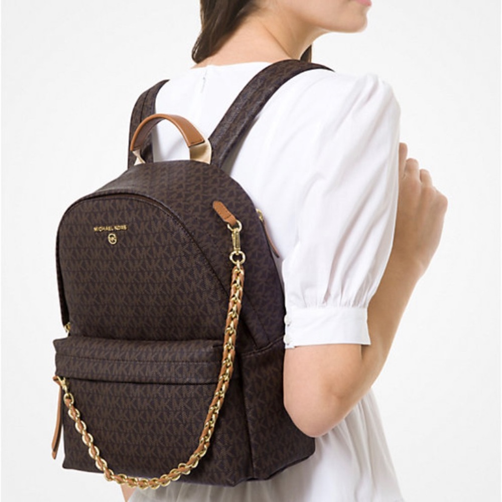 MICHAEL KORS SLATER MEDIUM LOGO BACKPACK